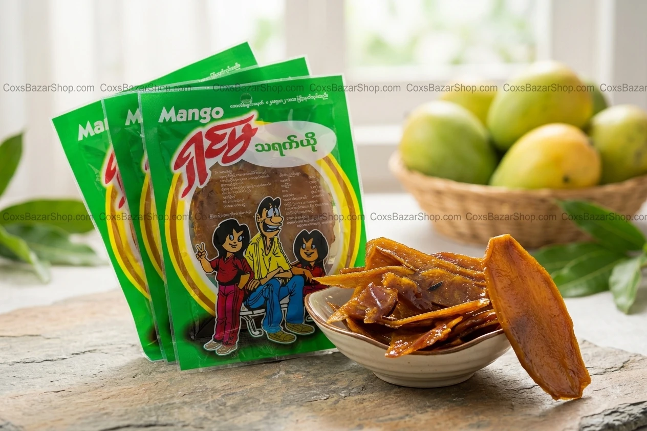 আমসত্ত্ব বার্মিজ আচার – ১০ পিস (ছোট প্যাকেট)