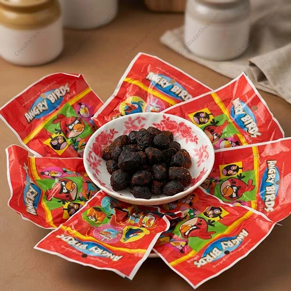 এ্যাংরিবার্ড বার্মিজ ঝাল বরই আচার– ১০ প্যাকেট