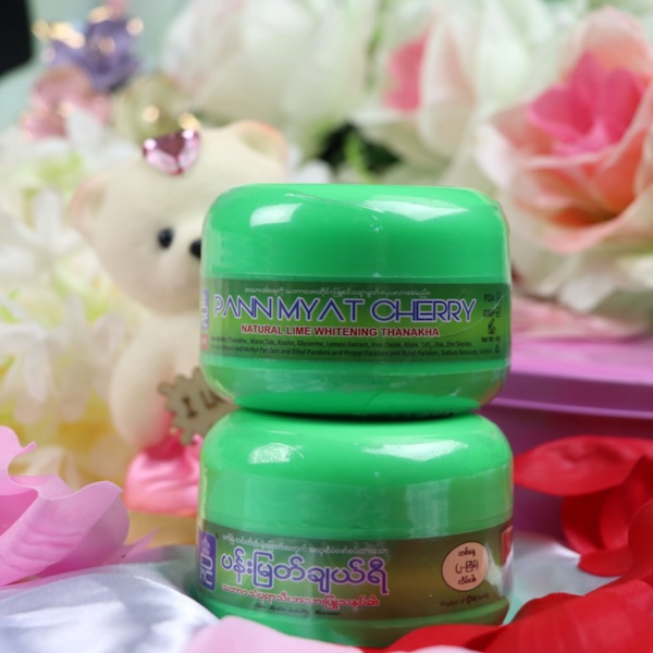 Pann Myat Cherry Natural Lime Whitening Cream 40g (2)
