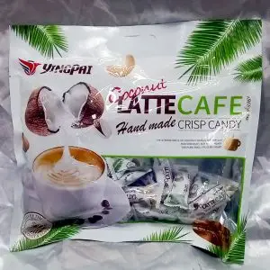 Yingpai Coconut Latte Café Crisp Candy – 300gm
